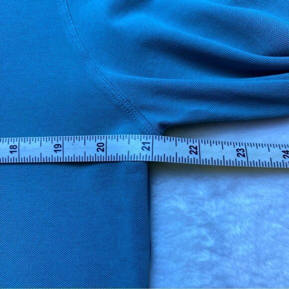 Lululemon Mens Crew Neck Long Sleeve Green Tone One Pocket Shirt - Picture 6 of 8